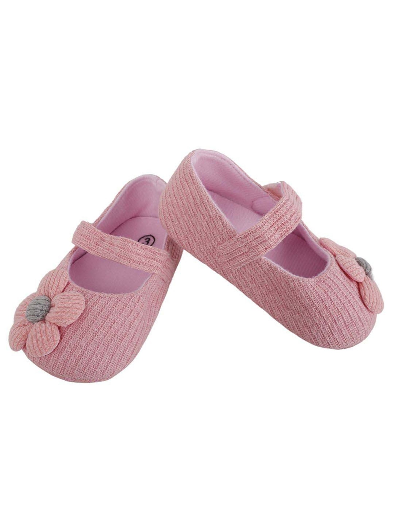 Baby Moo Kids Peach Casual Mary Jane Shoes