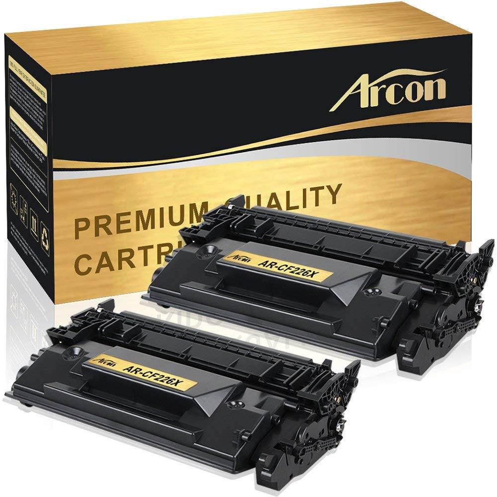 Arcon 2 Pack 9,000 High Yield 26X CF226X Comaptible for HP 26A CF226A MFP M426fdw M402n Toner Cartridge HP Laserjet Pro M402 M402n M402dn M426fdn MFP M426 M426fdw Toner M402D M402dw M426dw Printer Ink