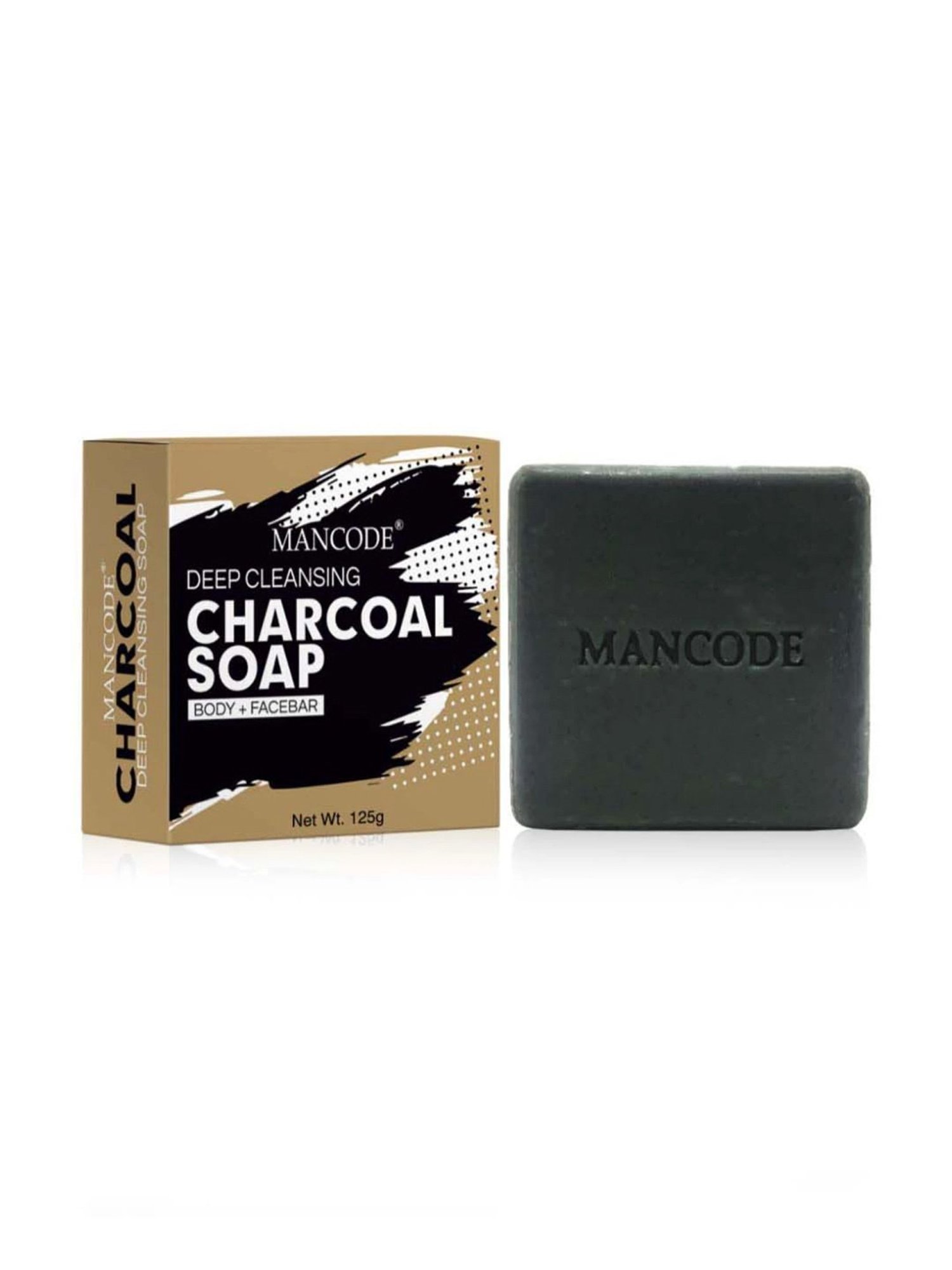 Mancode Charcoal Deep Cleansing Soap - 125 gm