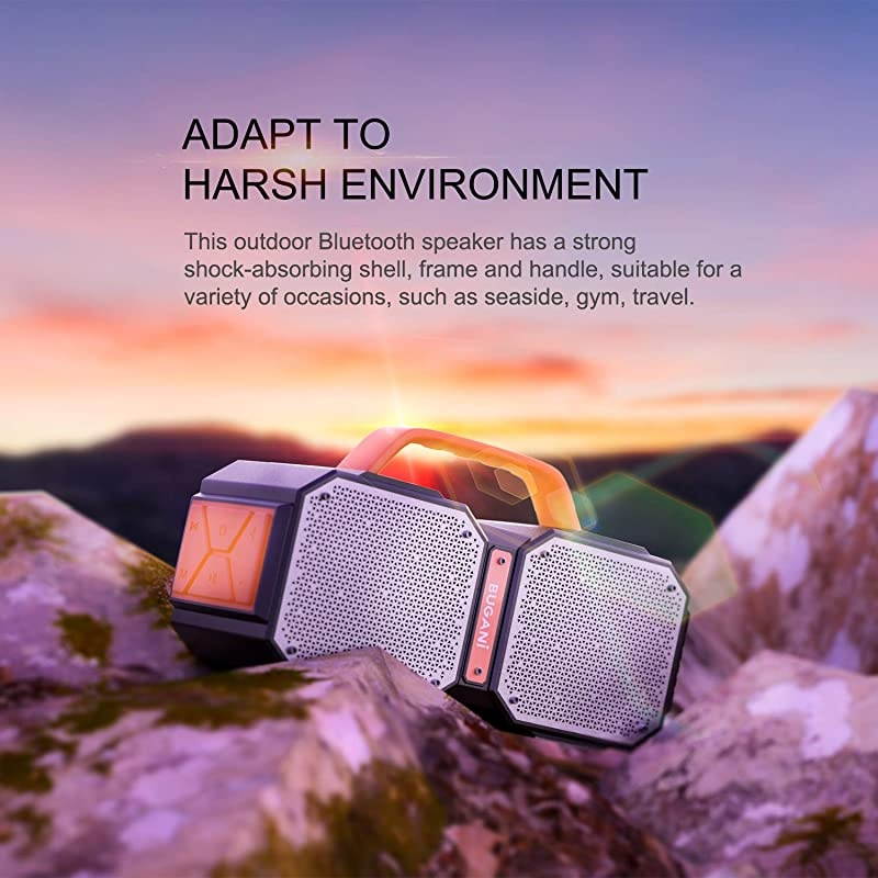 Bluetooth SpeakerM83 40W Bluetooth 50 Waterproof Outdoor Speaker2400 Minutes Playtime with Charge Your Phonefor PartyCampingGym