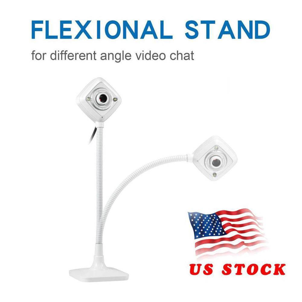 USB Web Camera, HD Webcam with Microphone for PC Computers Laptops, USB Clip-On Web Cam 360 Degree Rotatable for Notebook Laptop