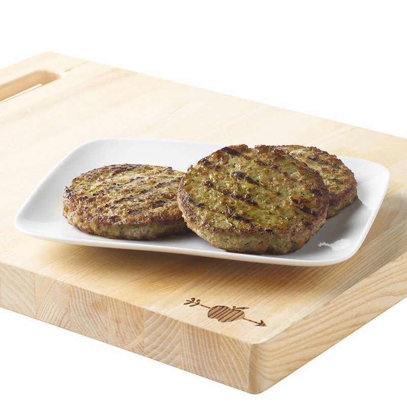 Applegate Well Carved Organic Beef & Vegetable Burgers - Frozen - 15oz