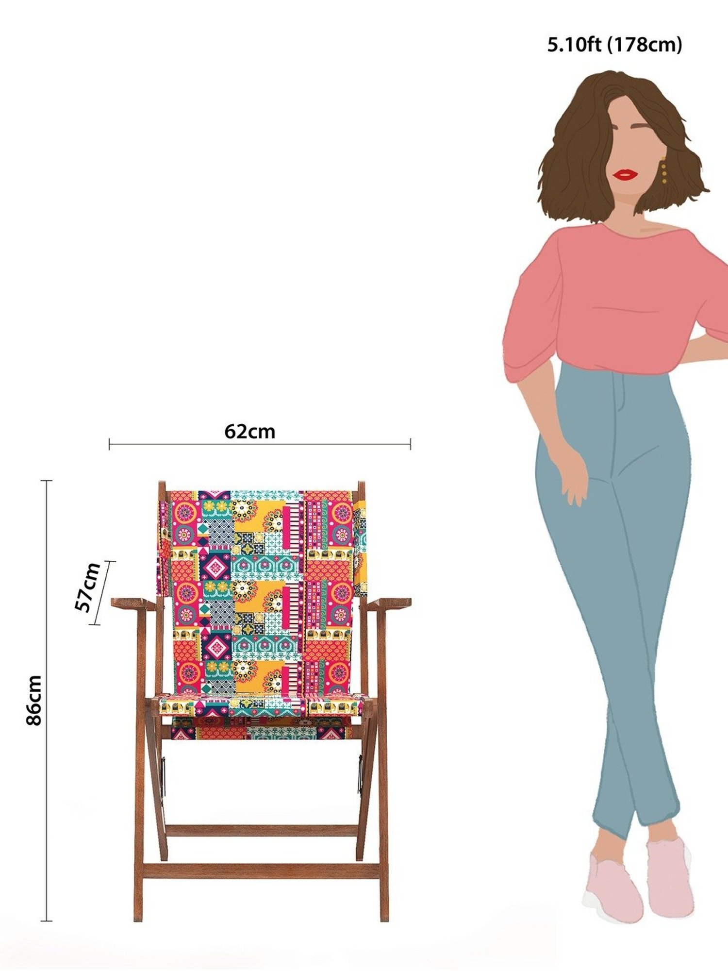 Durian Melania Cigar Brown Fabric Rocker Chairs