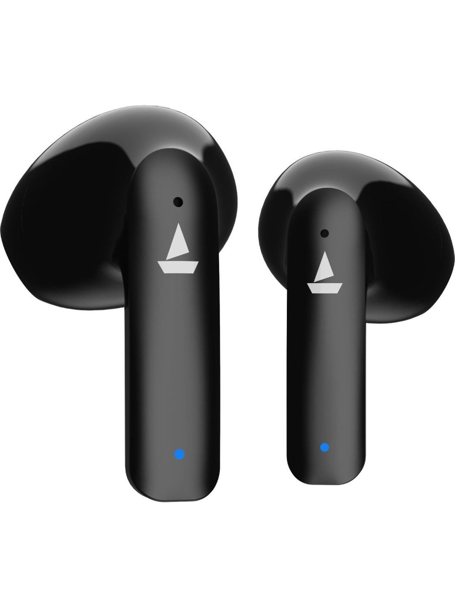 Boat Airdopes 100 In Ear BT Earbuds with Quad Mics ENx Technology (Opal Black, True Wireless)