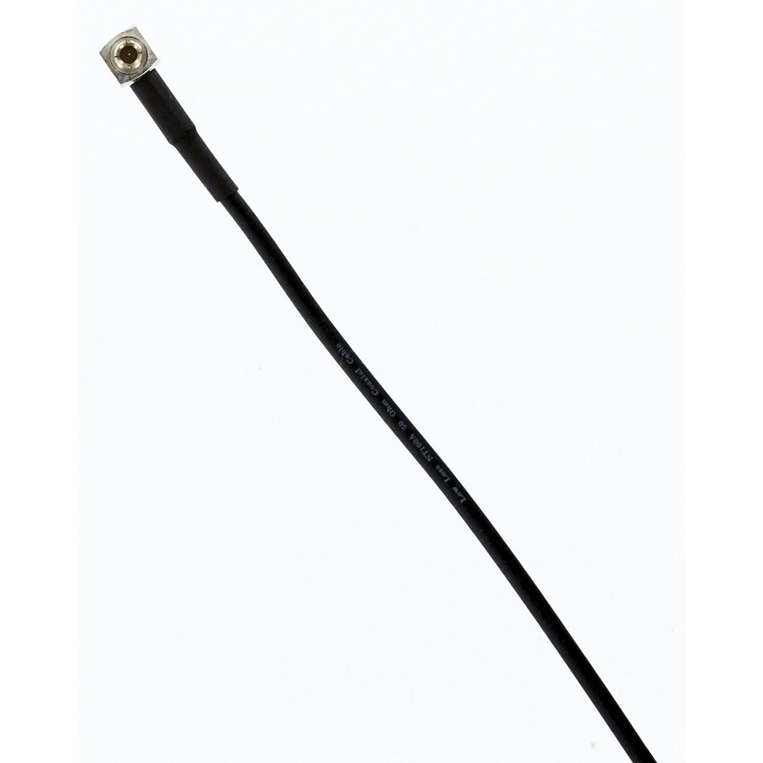 MPD Digital TS9(RA)-TNCf-12in TS-9 Right Angle to TNC Female Bulkhead 3G 4G GMS Satellite Adapter Pigtail | TS9 Cnt100/LMR100 Dual Shielded Coaxial Cable LTE Antenna Adapter