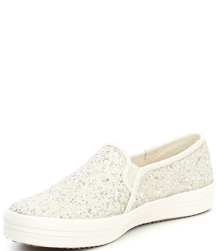 Keds Keds x kate spade new york Double Decker Glitter Platform Sneakers