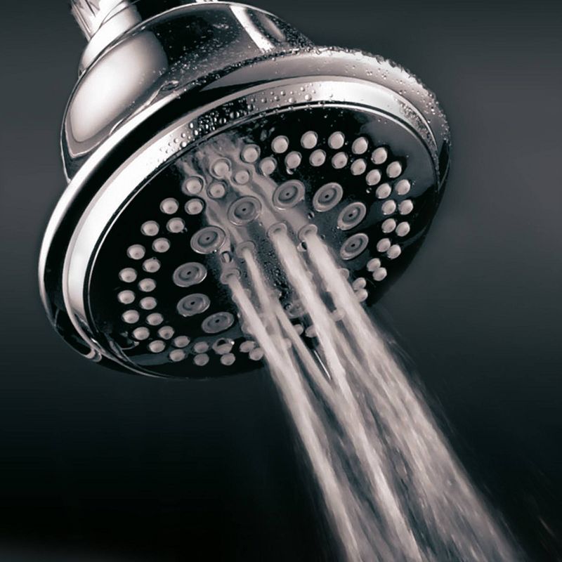 Aqua Dance Fixed Mount 7 Function Showerhead Chrome - Hotelspa