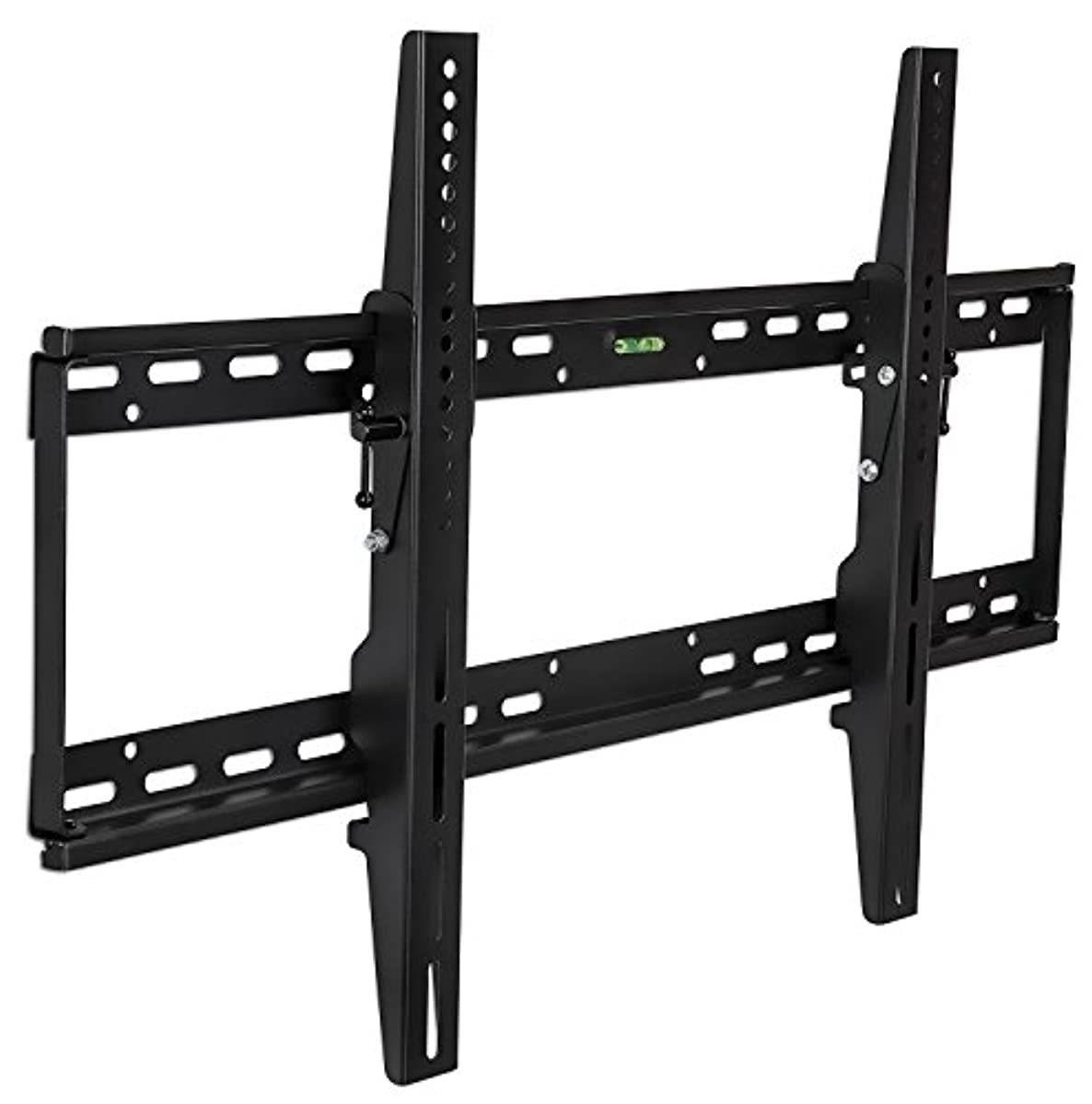 MOUNT-IT! Low Profile TV Wall Mount [50" to 100" Displays] [165 lbs Capacity] Mounting Bracket for Large Flat Screen, LCD, LED, OLED and Plasma TVs, VESA Compatible up to 800x400 (Black)