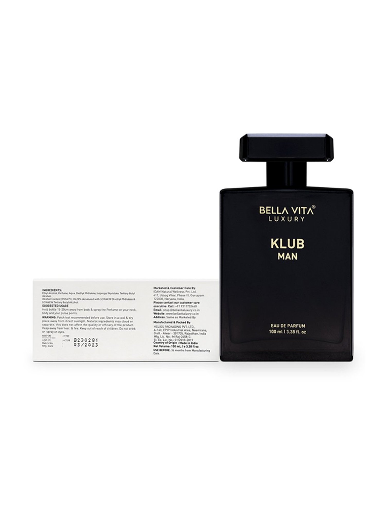 BELLA VITA LUXURY KLUB Man Eau de Parfum - 100 ml
