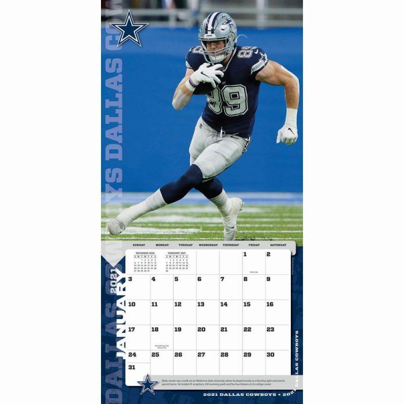 Turner Licensing,  Dallas Cowboys 2021 Wall Calendar 2021