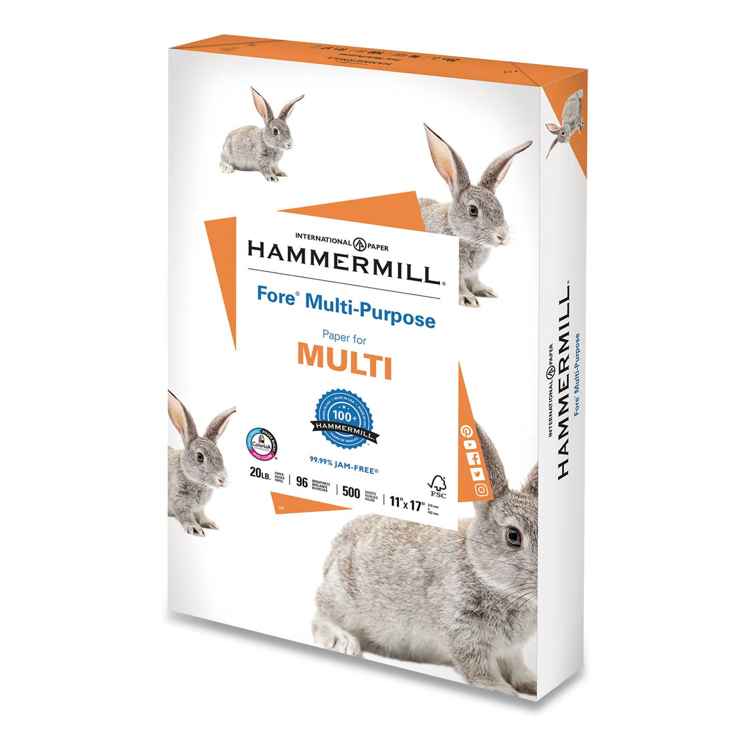 Hammermill Fore Multipurpose Paper 500 SH/RM