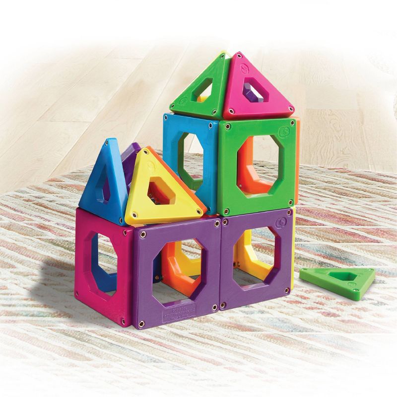 Discovery Kids Toy Magnetic Tiles Building Set 24pcs