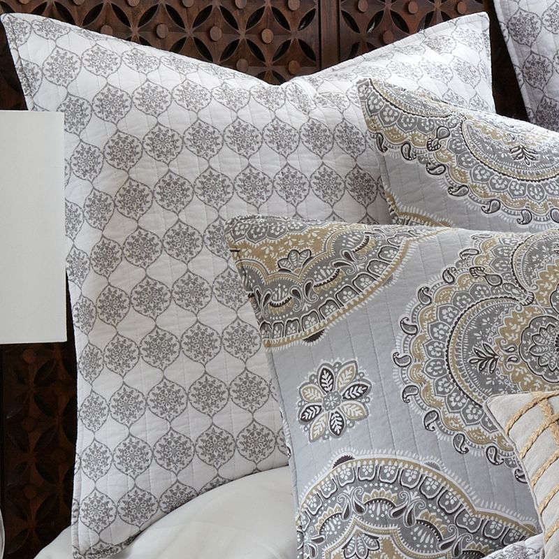 Solano Medallion Quilted Euro Sham - 2pk - Levtex Home