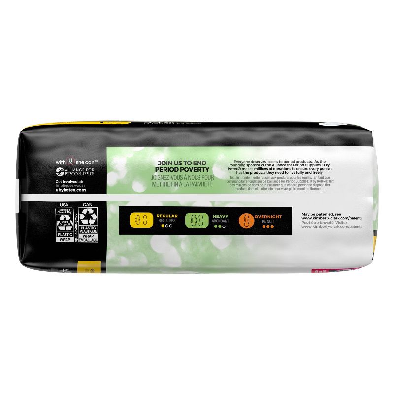 Charlie Banana Feminine Pad Super Absorbency - Peony Blossom - 3pk