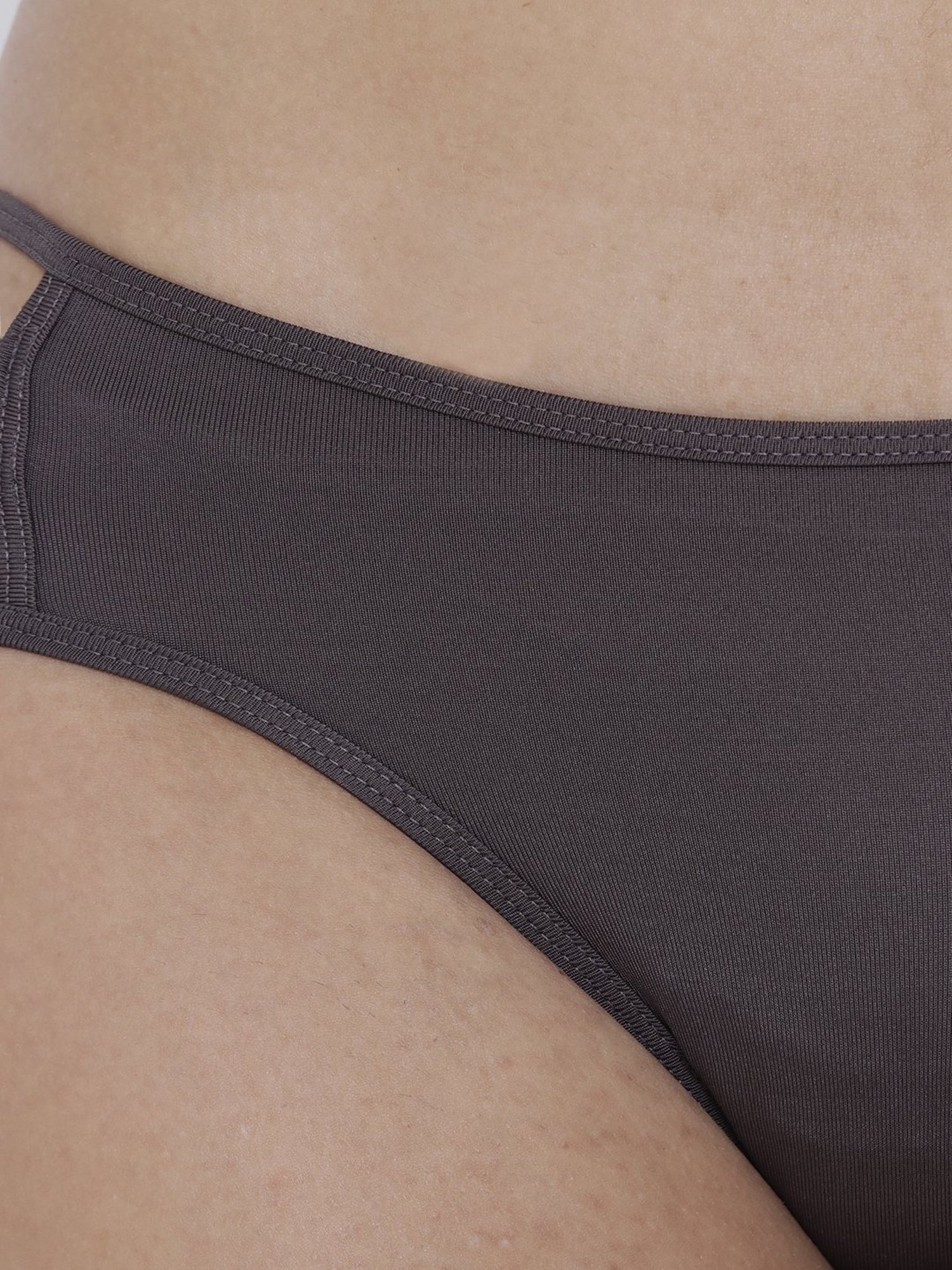 BASIICS by La Intimo Petrol Grey Bikini Panty
