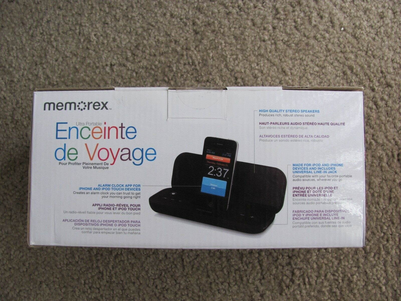 Memorex MA3122BK Ultra Portable Travel Speaker