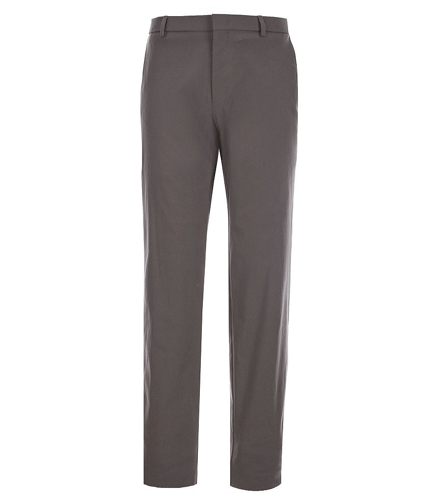 Hart Schaffner Marx Plaid Flat-Front Trouser Pants