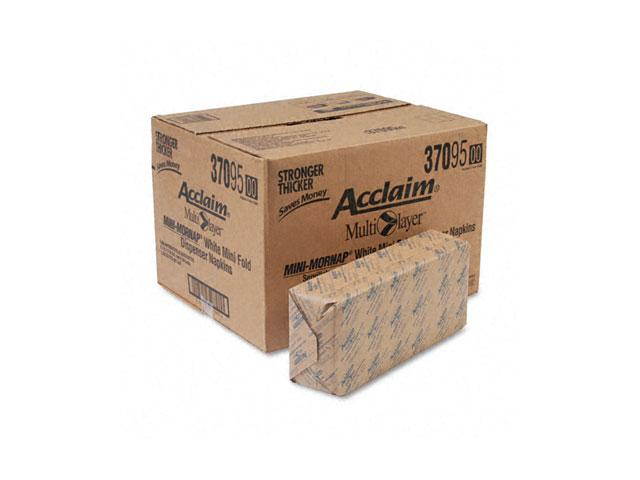 Georgia Pacific 37000 Napkins, Multilayer, 13 x 12, For Large Dispensers, White, 6000/Carton