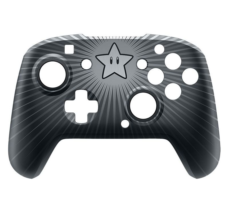 PDP Faceoff Wired Pro Controller - Star Mario For Nintendo Switch - Cable - Nintendo Switch - 8 ft Cable - Black