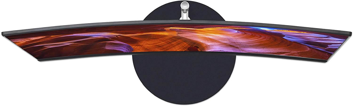 24" Curved 75Hz Gaming LED Monitor Full HD 1080P HDMI VGA Speakers, VESA Wall Mount Ready Metal Black 2019