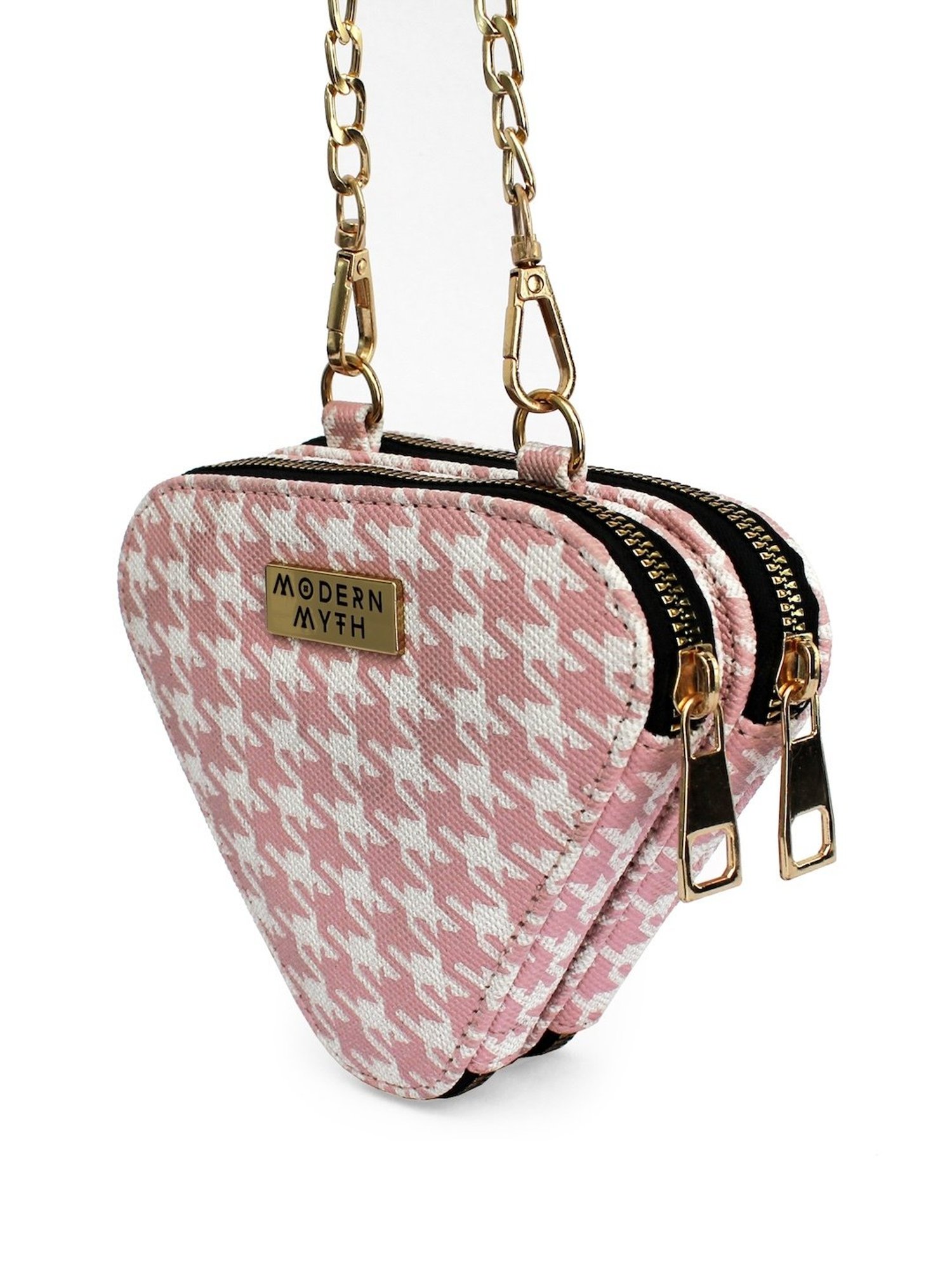 Modern Myth Trio Pink Printed Small Mini Cross Body Bag