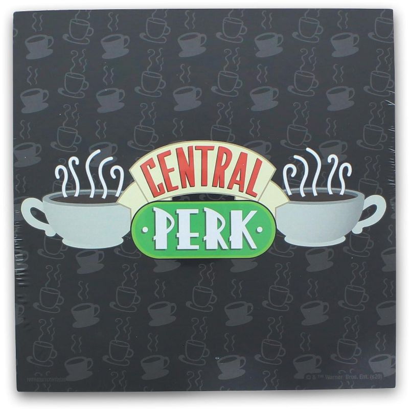 Silver Buffalo Friends Central Perk Logo 6 x 6 Inch Wood Box Wall Sign