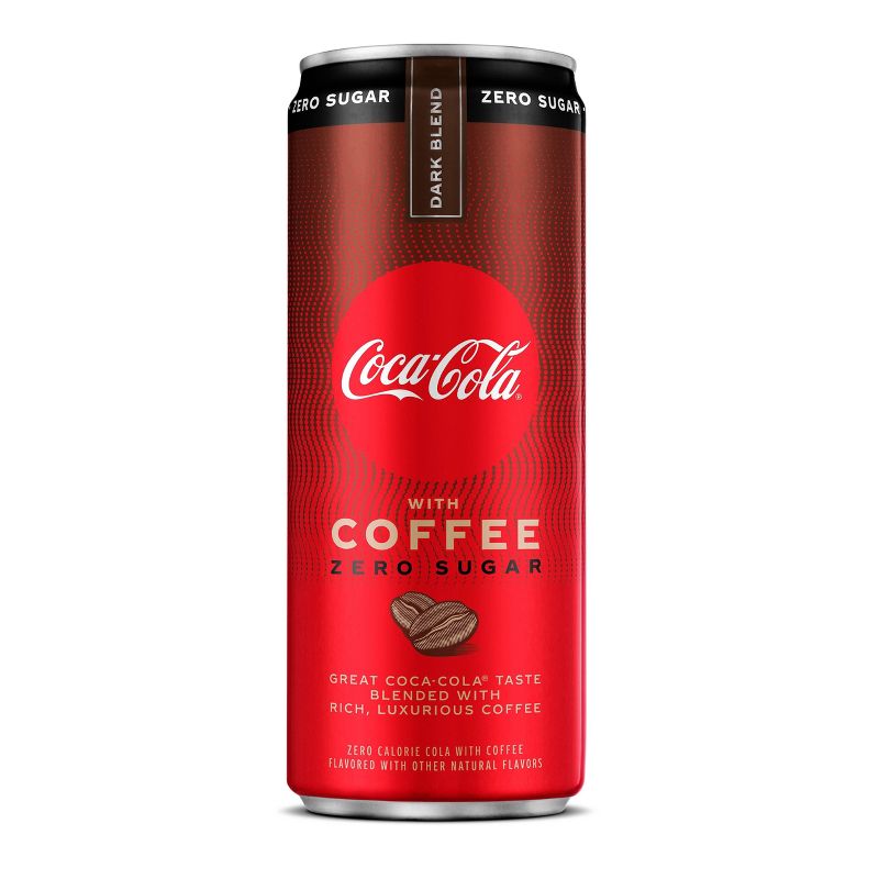 Coca-Cola with Coffee Dark Blend Zero Sugar - 12 fl oz Can