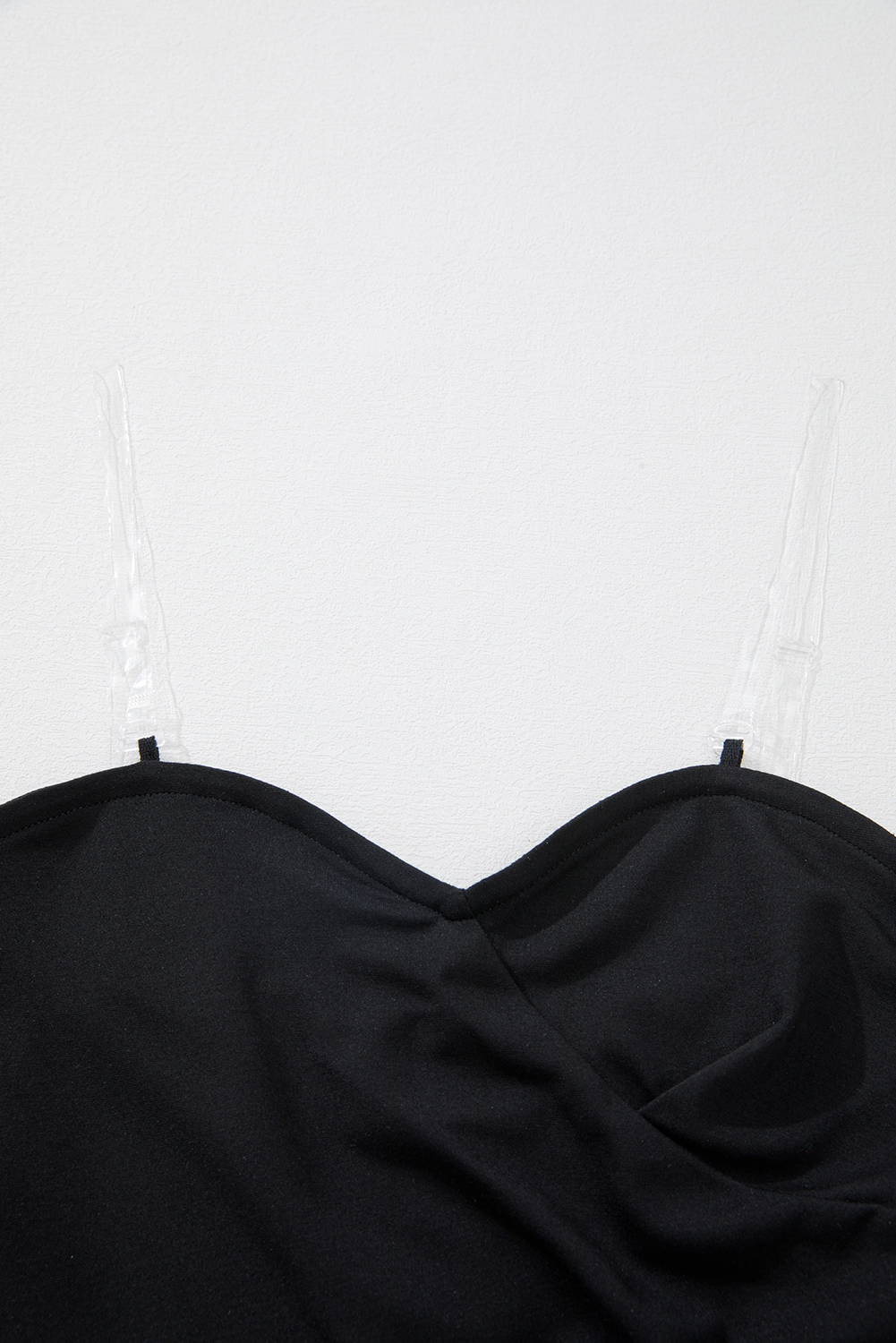 Gray Textured Wide Leg Overall with Pockets