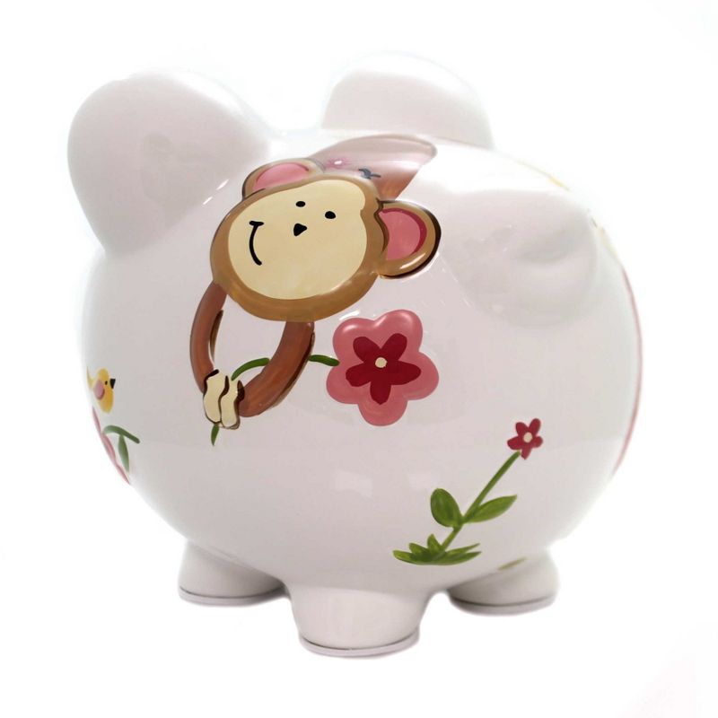 Bank 7.75" Large Jungle Jill Bank Monkey  Money  -  Decorative Banks