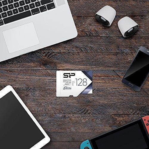Silicon Power 128GB Micro SDXC UHS-1 Memory Card Limited Edition- with Adapter (SP128GBSTXBU1V21AU)