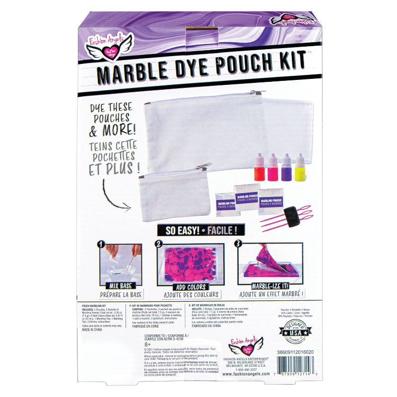 Marble Dye Pouch Kit - Fashion Angels