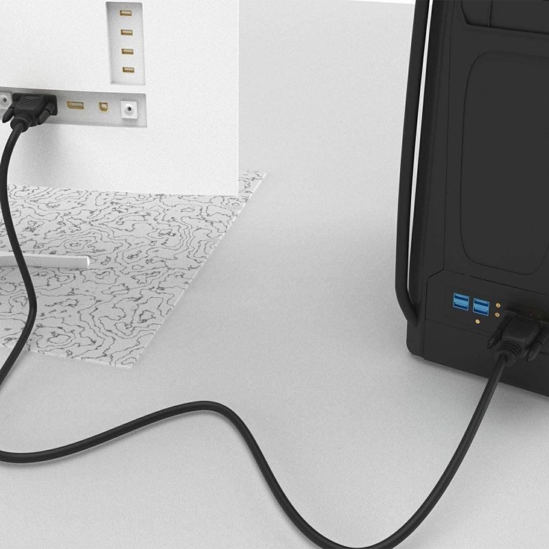 TESmart VGA Cable 5FT HD15 Male to Male Connector SVGA Wire 1080P High Resolution Cable for PC Computer Monitor with Ferrites Compatible with Any Display with 15-pin VGA Port