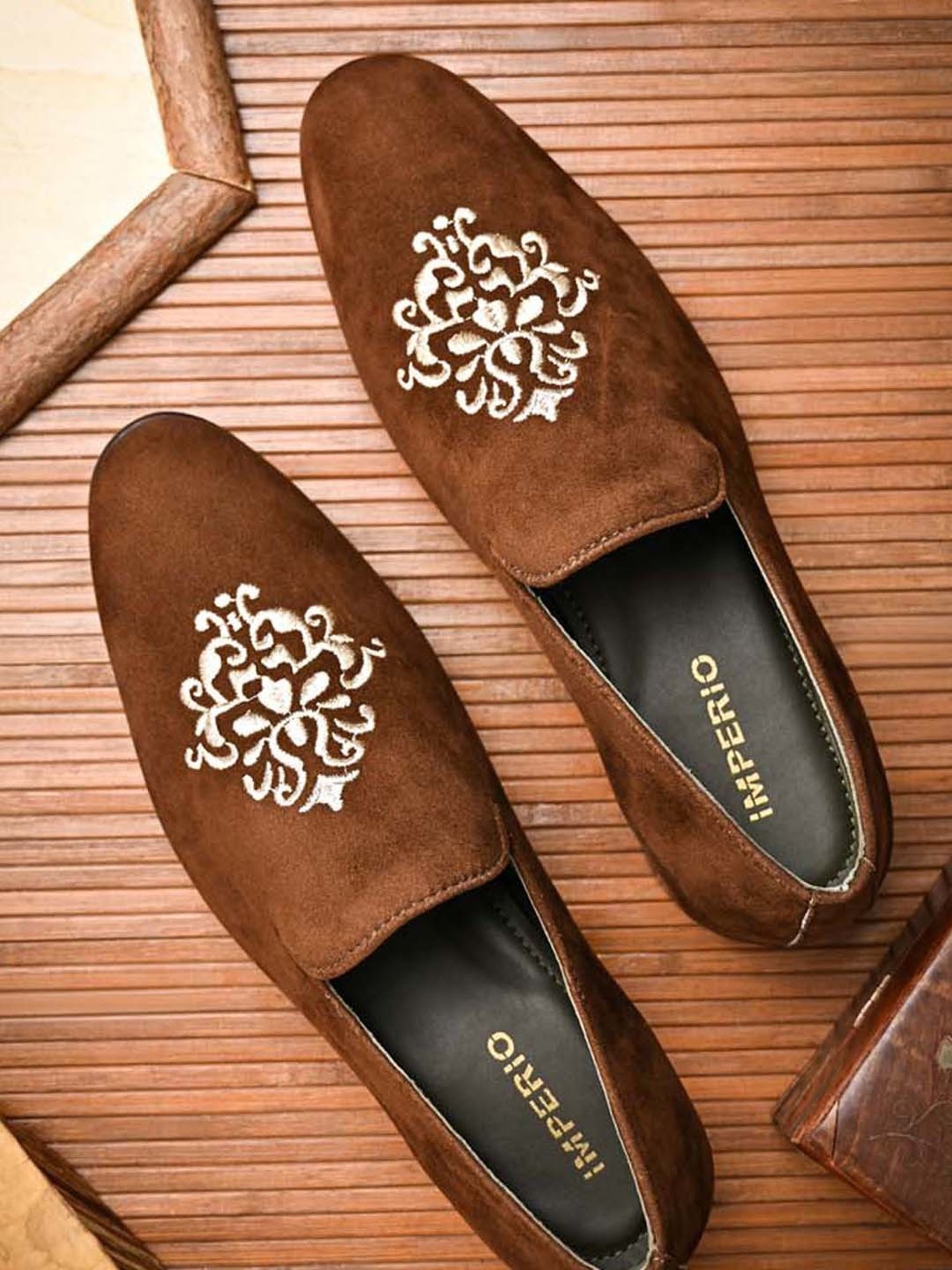 Imperio by Regal Men's Brown Casual Loafers