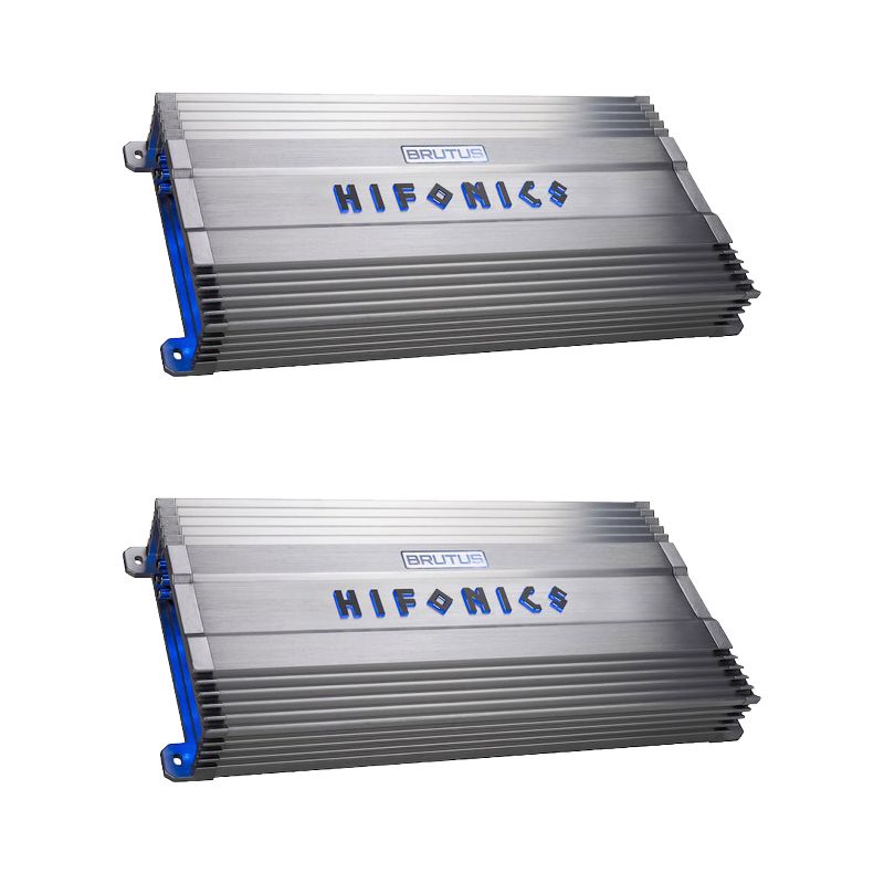 Hifonics BG-1600.4 Brutus Gamma 4 Channel 1600W Car Audio Subwoofer Amplifier (2 Pack)