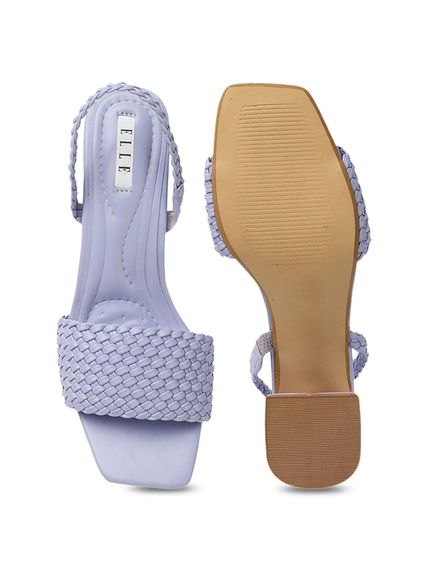 Elle Women's Purple Sling Back Sandals