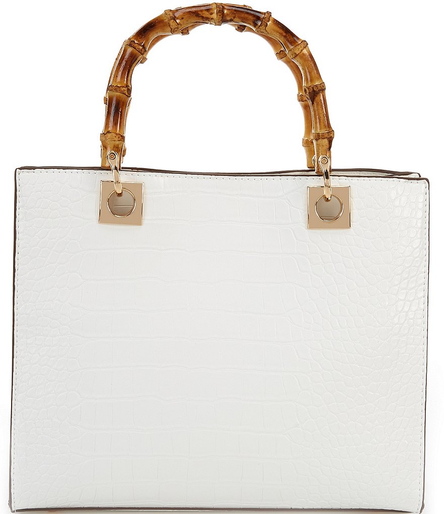 Kate Landry Bamboo Handle Satchel Bag
