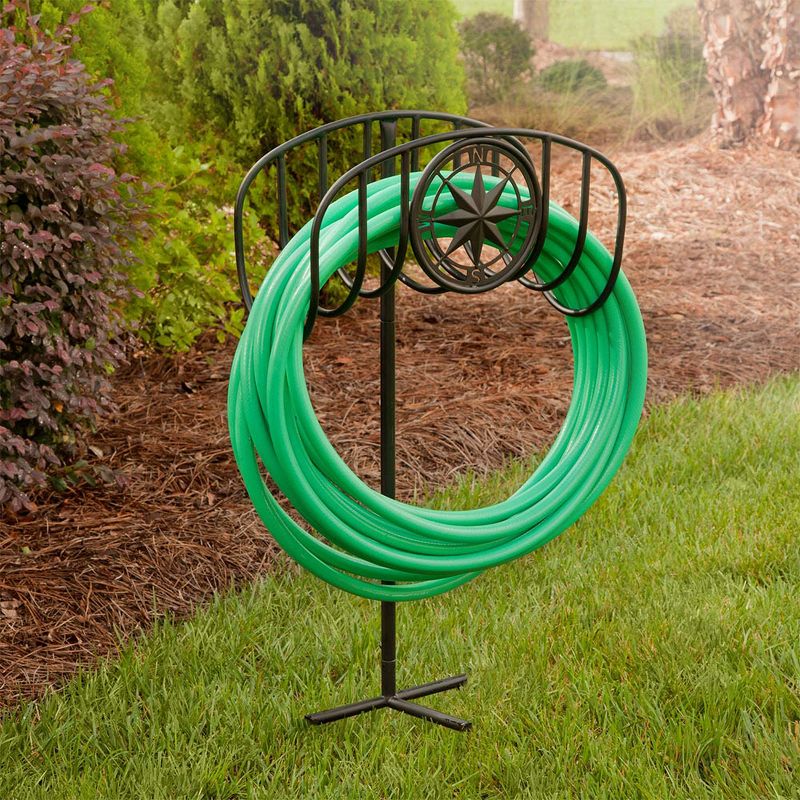 Suncast Swivel Smart Trak Hose Hideaway 225 Foot Hose Reel Storage Bin (3 Pack)