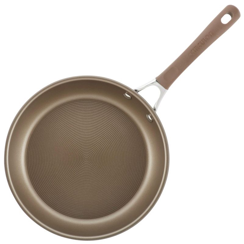 Circulon Innovatum 12.5" Stainless Steel Nonstick Open Deep Skillet Champagne