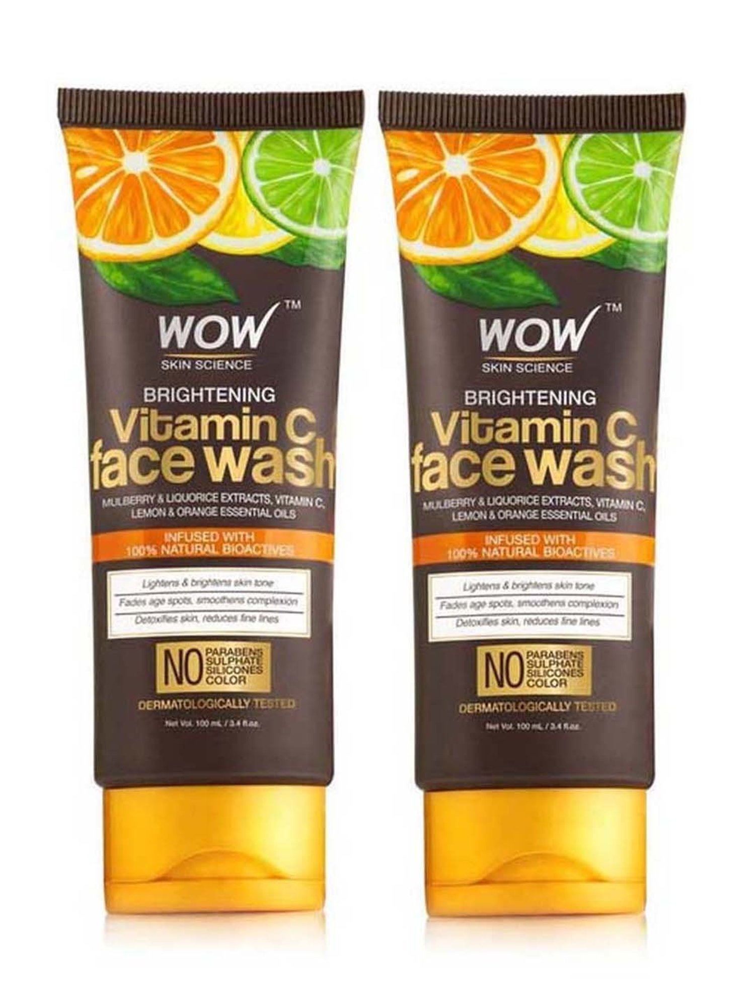 Wow Skin Science Vitamin C Face Wash (Pack Of 2)