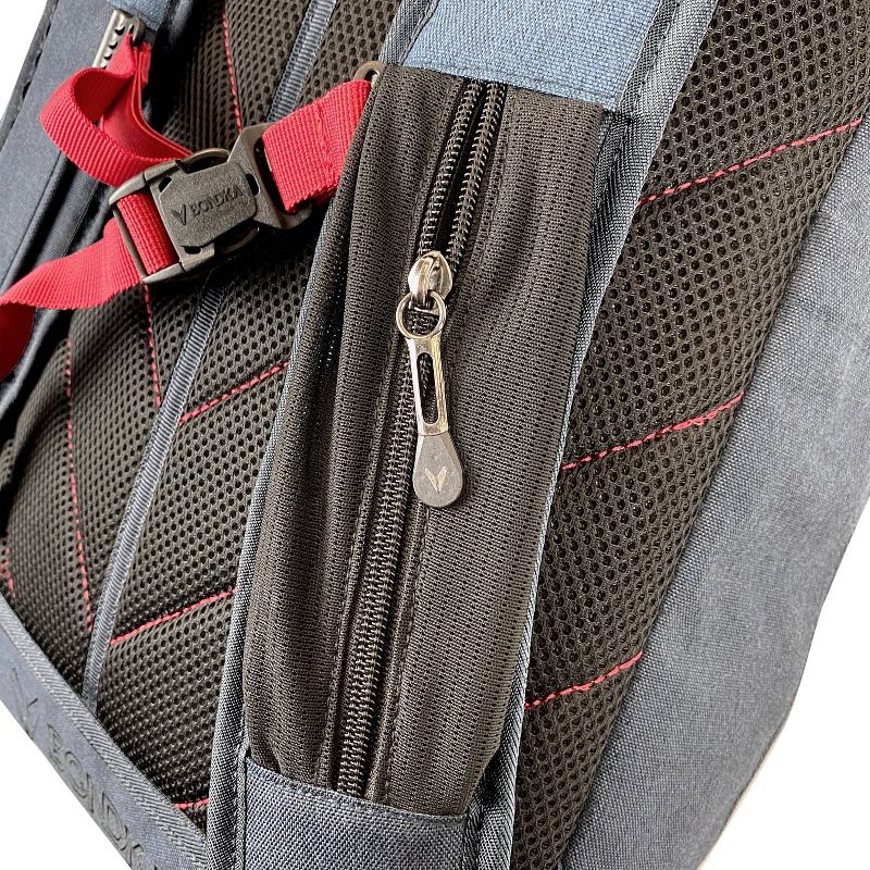 Bondka 20.5" Jumpstreet Backpack - Blue/Black with Red Accent