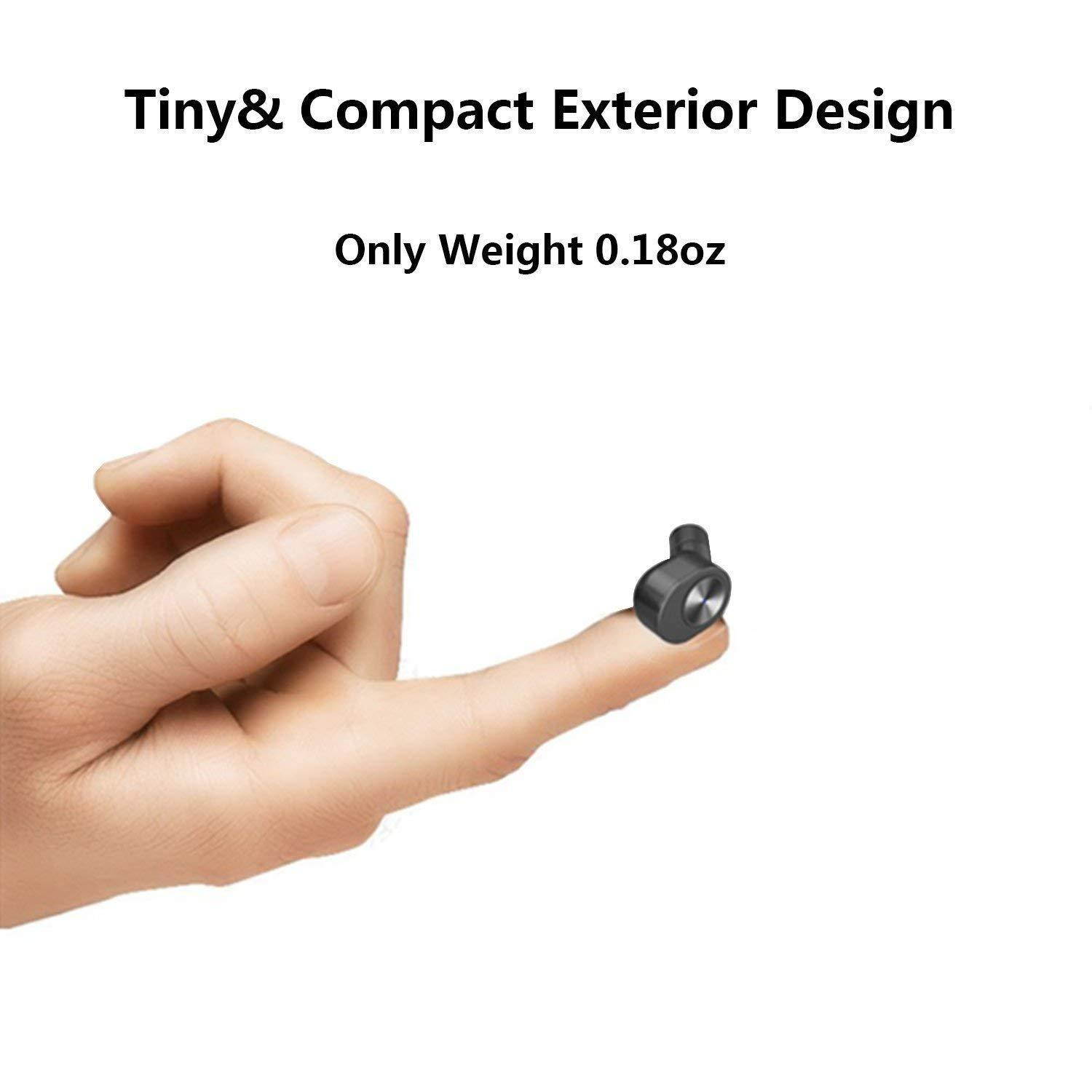 TWS Best True Wireless Bluetooth Earbuds Sweatproof Stereo Sport Headsets Hight Quality Headphone Premium Sound with Charging Case For Apple Iphone Samsung LG and Other Phone