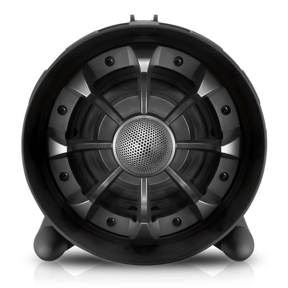 Pyle PBMSPG260L Bluetooth Plus NFC Boom Box Stereo Speaker System with Multi-Color App Controlled LED Party Lights