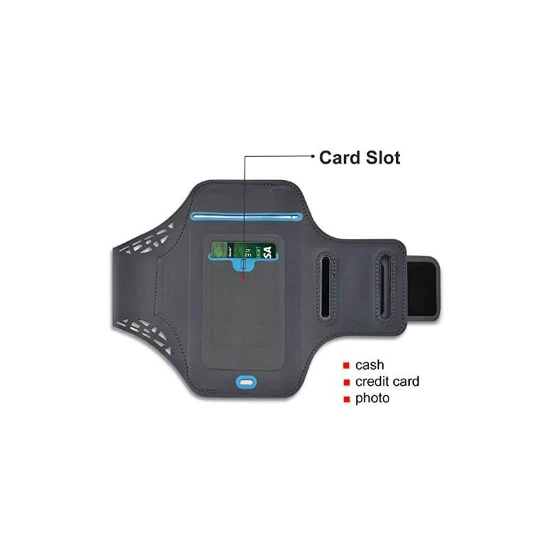 Cell Phone Armband for Samsung Galaxy S20 Ultra S20 Plus S10+ S9 S8 S7 J7 J3, A01 A11 A21 A51 A71 5G A10e A20 A30 A50, Stylo 6,K51,K31 Sports Running Workout Phone Holder Card Slots Case,Rose