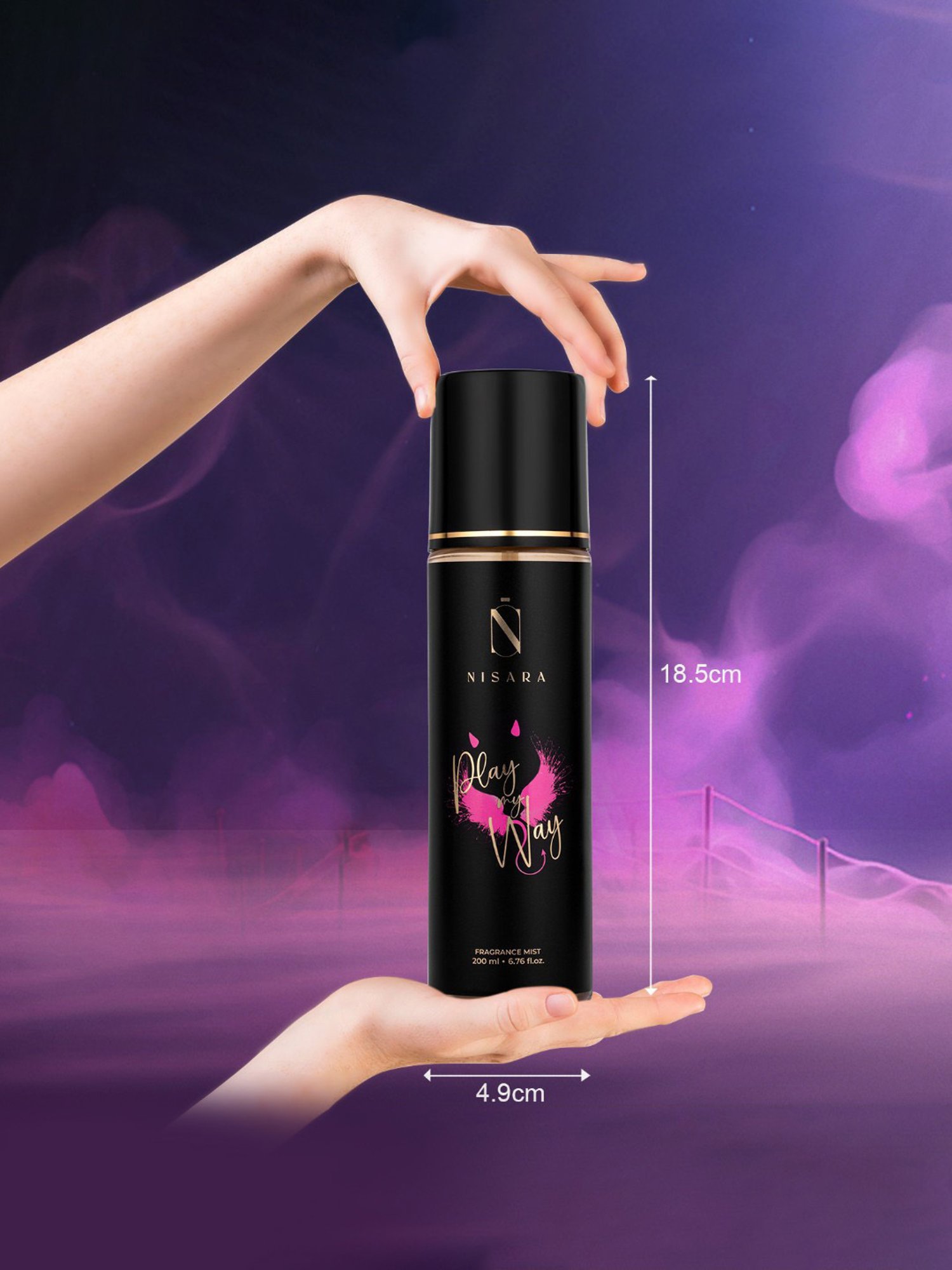 NISARA Play My Way Body Mist for Women&iquest;- 200 ml