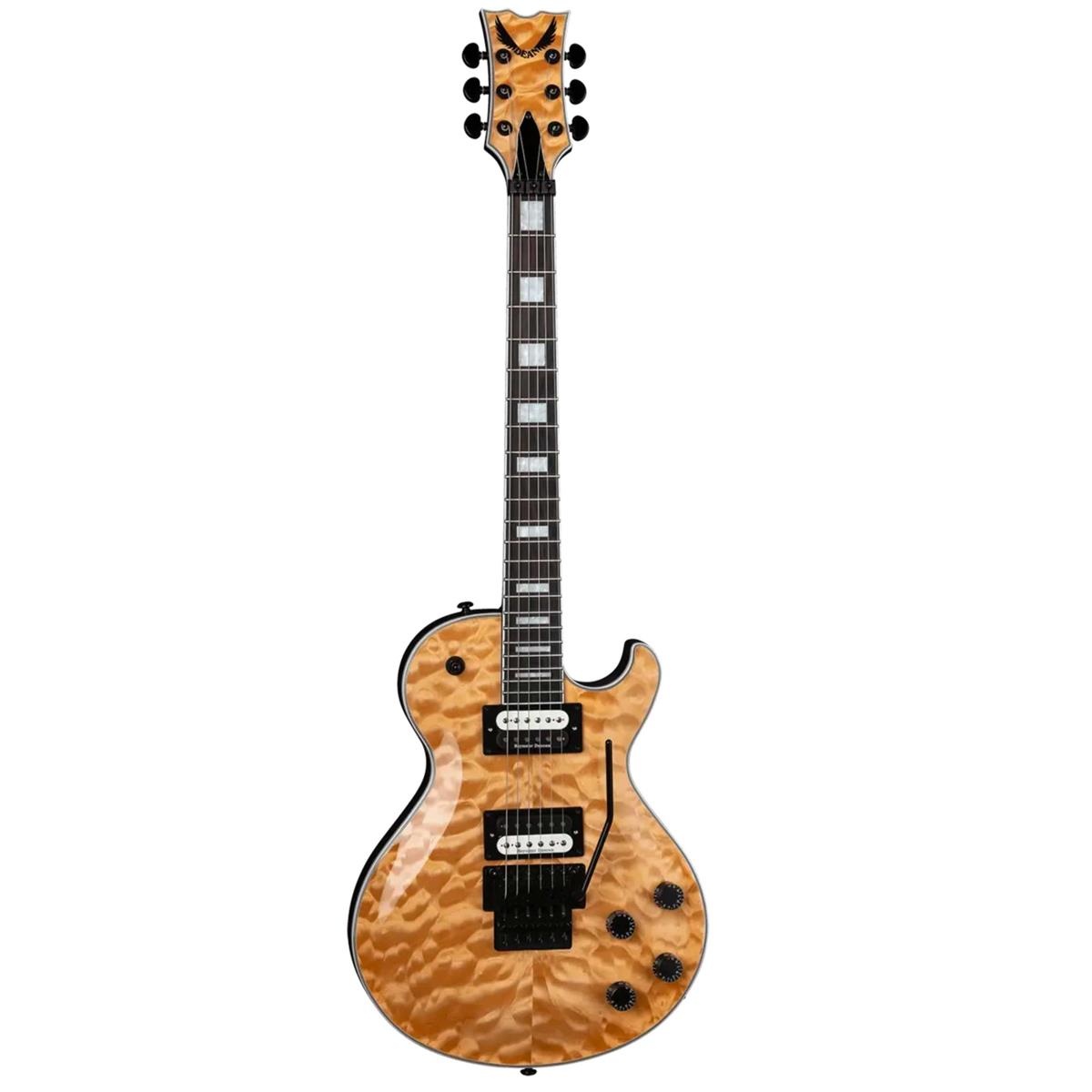 Dean Thoroughbred Select Quilt-top with Floyd Electric Guitar Gloss Natural
