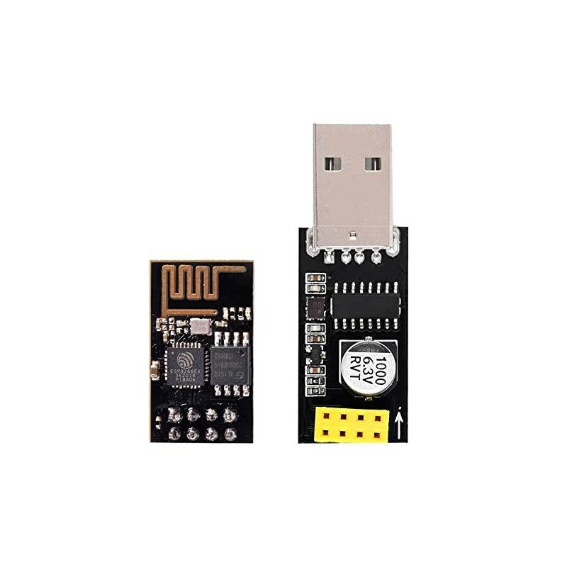 ESP01 Serial WiFi Wireless Transceiver Module with USB Converter Compatible with Arduino