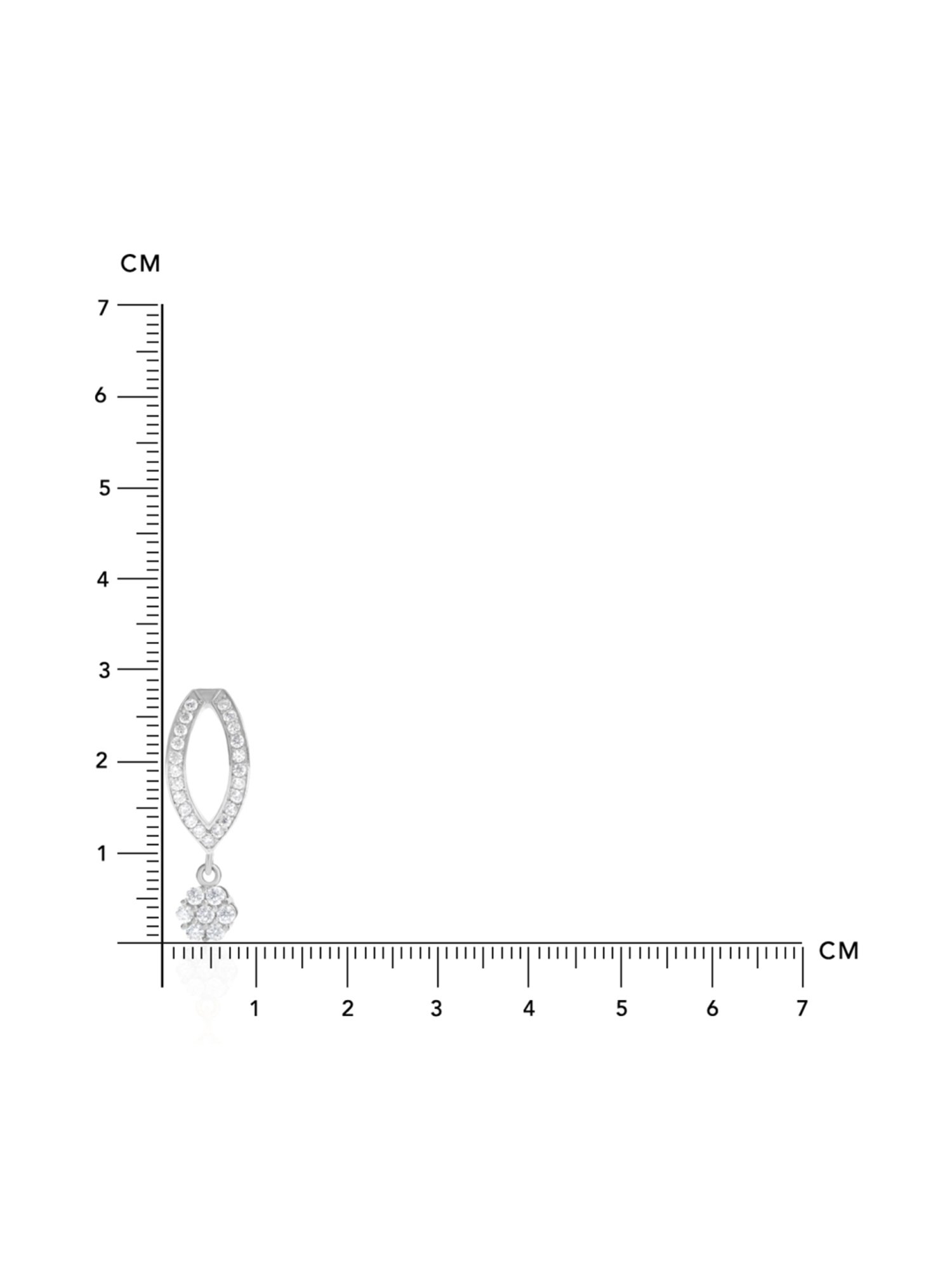 March by FableStreet 92.5 Sterling Silver Dro Earrings for Women