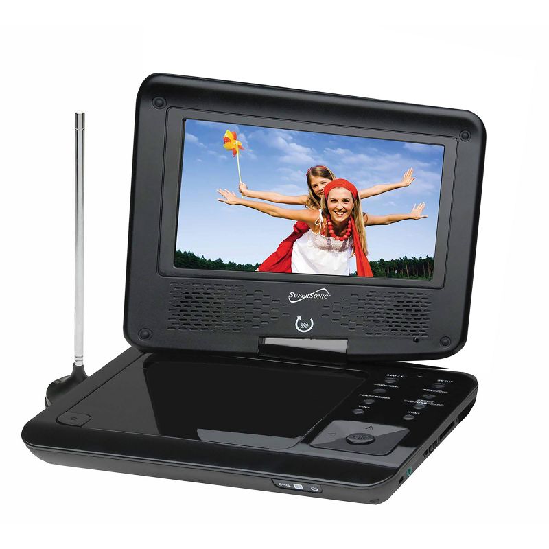 Supersonic 7 in. Portable DVD Player with Digital TV