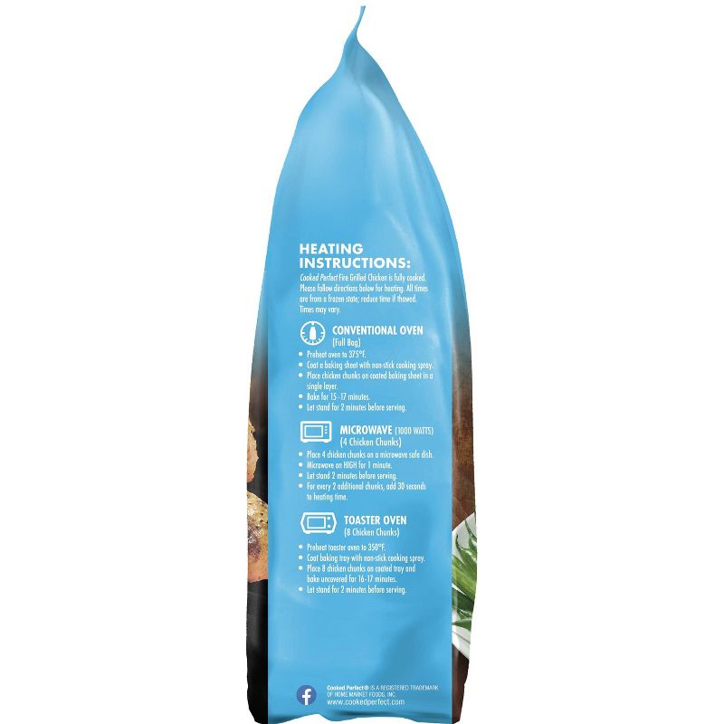 Cooked Perfect Sea Salt & Cracked Pepper Fire Grilled Chicken - Frozen - 12oz