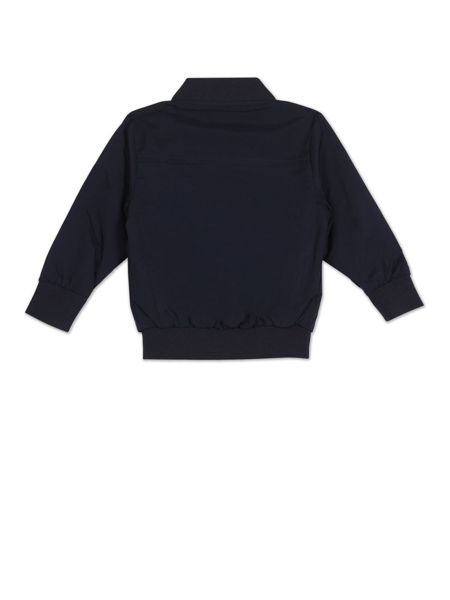 U.S. Polo Assn. Kids Olive & Navy Solid Full Sleeves Reversible Jacket